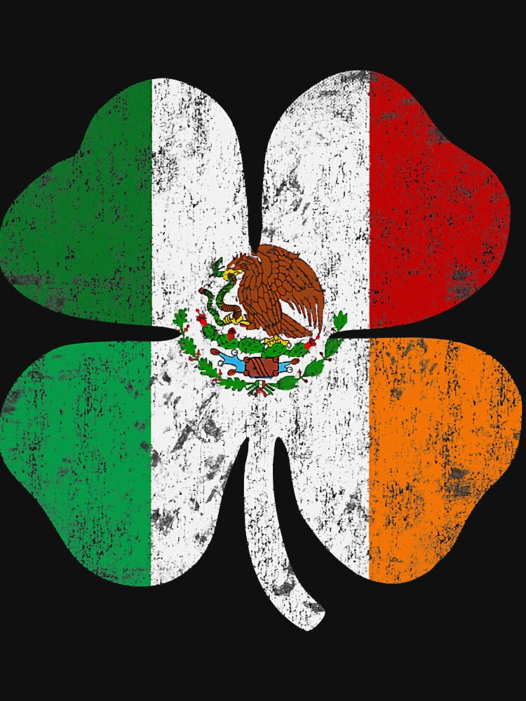 Irish Mexican Flag Mexico Ireland St Patricks Day by JHughes80 T-Shirts, Hoodie, Sweatshirt | BlankRebels.com (Image 3)