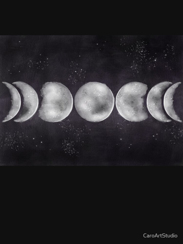 Moon phases by CaroArtStudio T-Shirts, Hoodie, Sweatshirt | BlankRebels.com (Image 3)