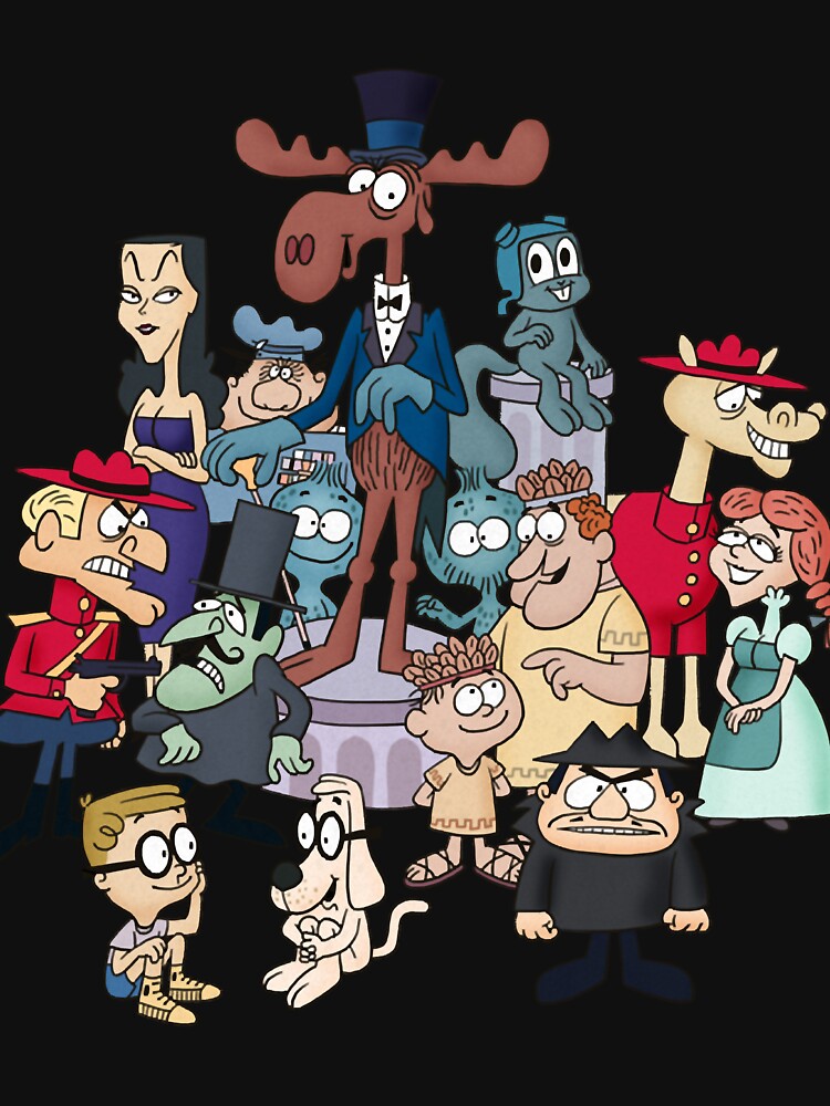 Tributes to Jay Ward Cartoons Rocky, Bullwinkle, and Friends by delvin-ansley
