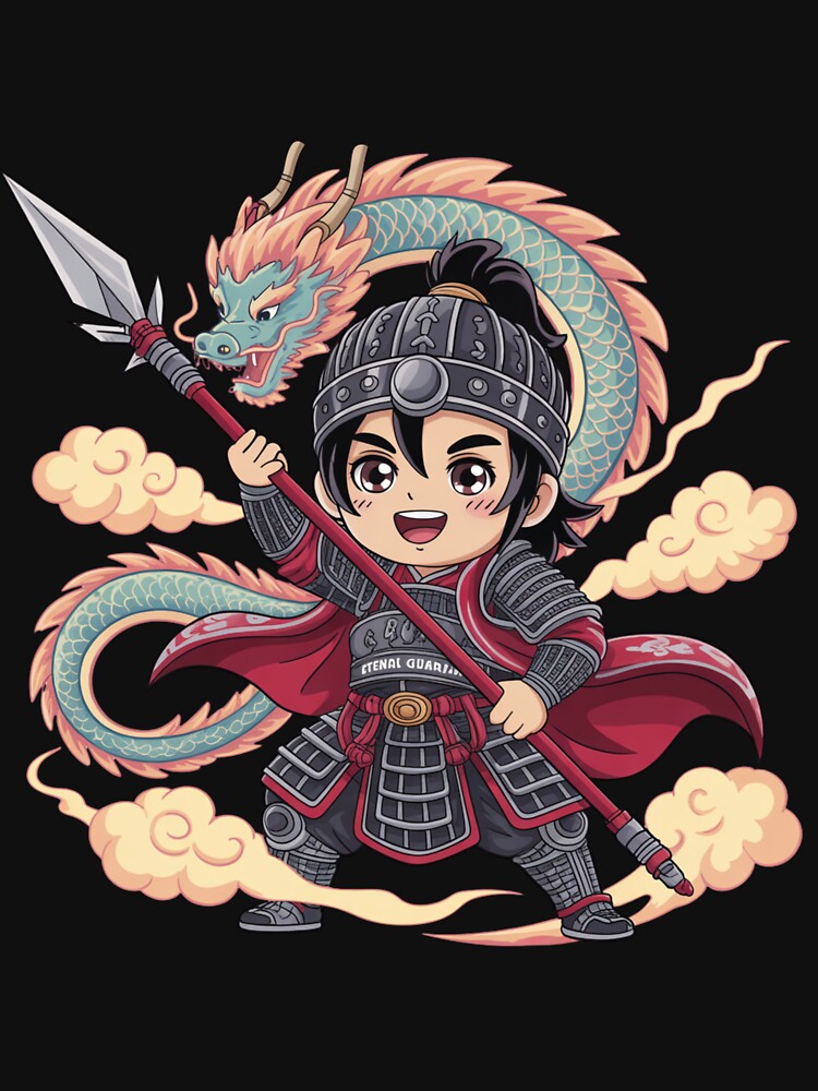Guardian Spirit Anime, chibi, Cute Mystical Spirit Animal Design for Fans of Fantasy, Magic Essential T-Shirt... (Image 3)