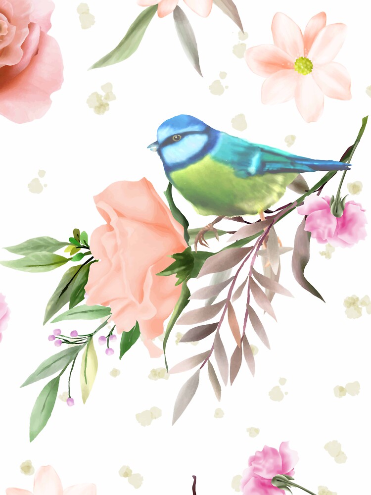 floral bird by zaher97 T-Shirts, Hoodie, Sweatshirt | BlankRebels.com (Image 3)