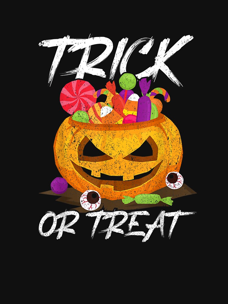 Trick Or Treat | Halloween Apparel Funny Halloween by Jonahjimenez T-Shirts, Hoodie, Sweatshirt | BlankRebels.com (Image 3)