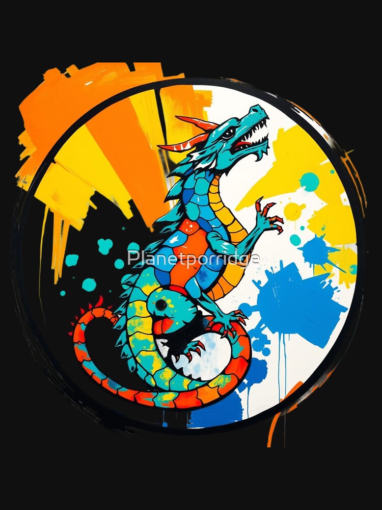 Colorful Dragon by Planetporridge T-Shirts, Hoodie, Sweatshirt | BlankRebels.com (Image 3)