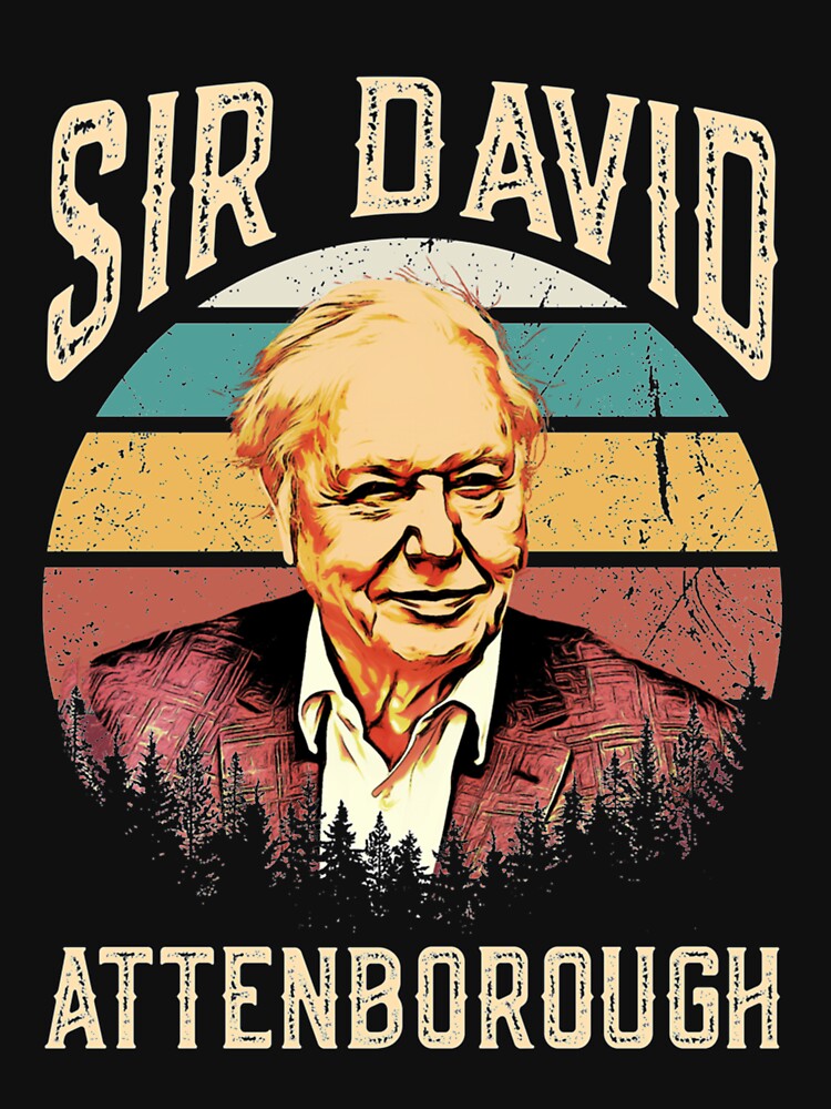 Sir David Attenborough Sun Vintage by CodySCH T-Shirts, Hoodie, Sweatshirt | BlankRebels.com (Image 3)