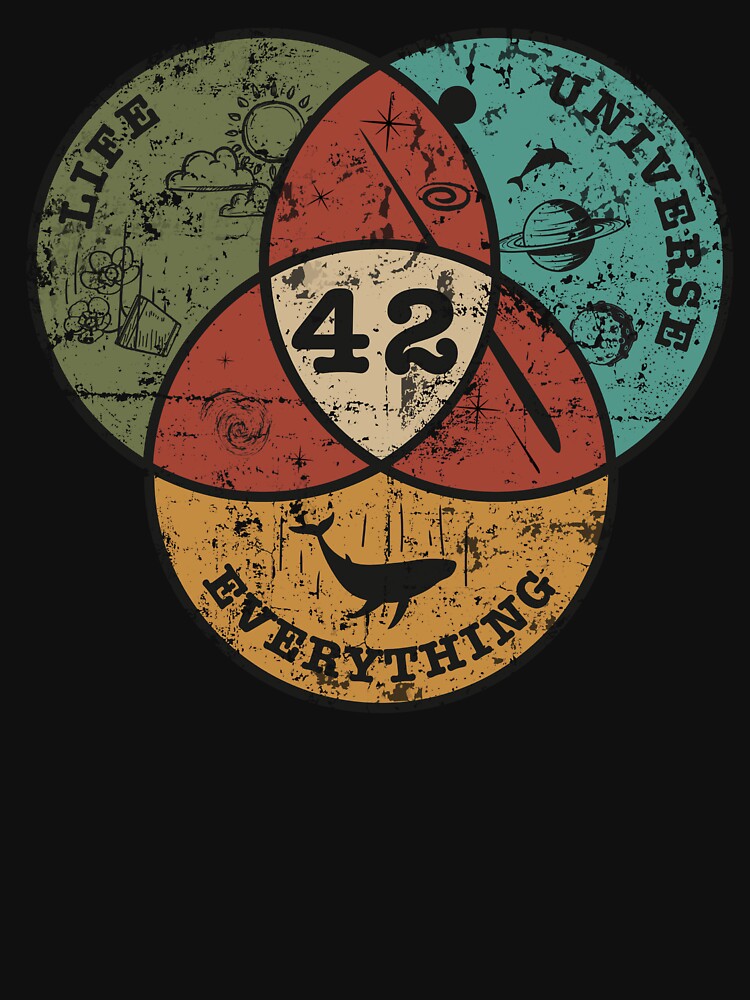 Venn Diagram: Life, the Universe & Everything by FaaYaa T-Shirts, Hoodie, Sweatshirt | BlankRebels.com (Image 3)