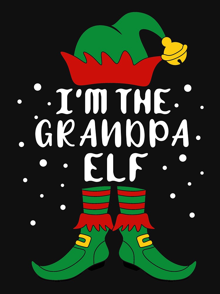 Matching Christmas I'm The Grandpa Elf by khaled11591 T-Shirts, Hoodie, Sweatshirt | BlankRebels.com (Image 3)