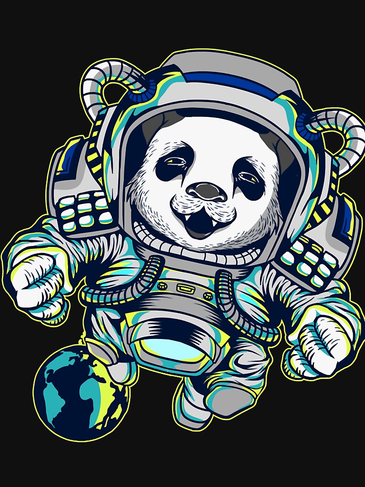 Panda In Space by skeierleber4327 T-Shirts, Hoodie, Sweatshirt | BlankRebels.com (Image 3)