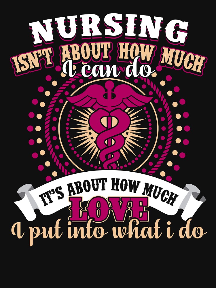Nurse - Nursing Is A Work Of Heart by UnknownArtistt T-Shirts, Hoodie, Sweatshirt | BlankRebels.com (Image 3)