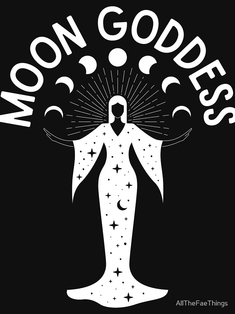 Moon Goddess by AllTheFaeThings T-Shirts, Hoodie, Sweatshirt | BlankRebels.com (Image 3)