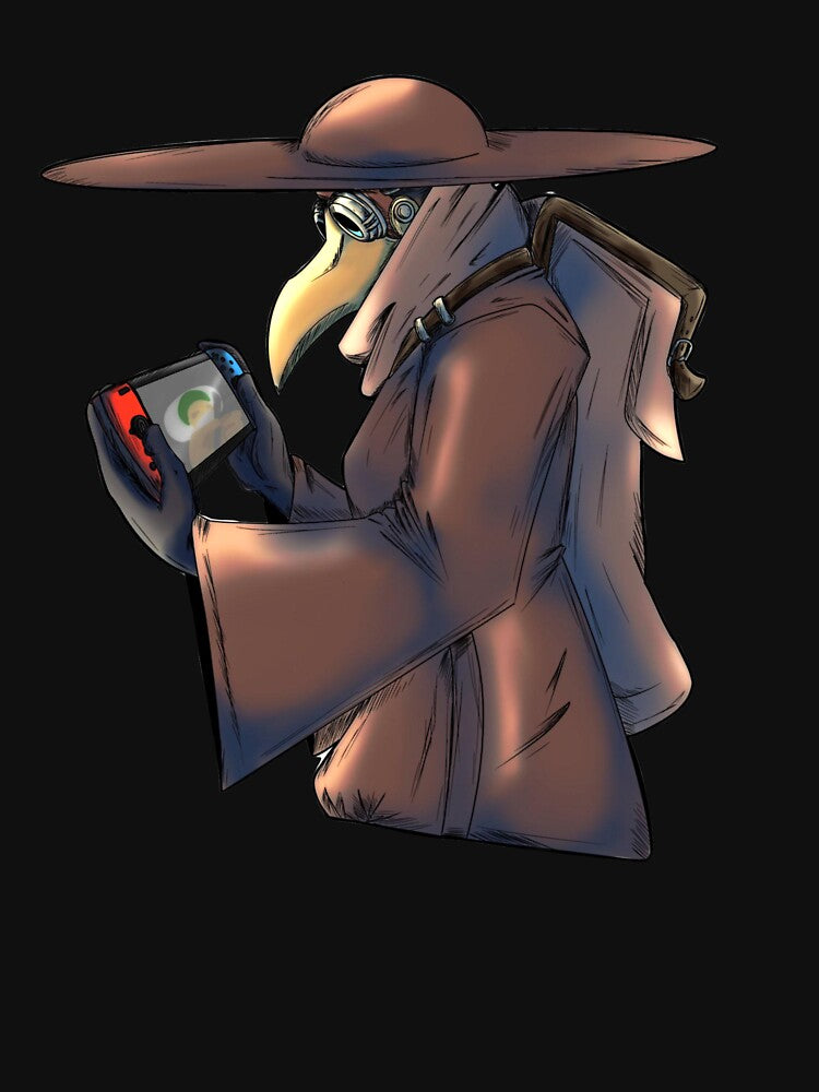 Plague Doctor Playing Games by PlagueCity T-Shirts, Hoodie, Sweatshirt | BlankRebels.com (Image 3)