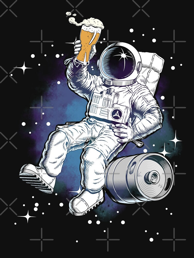 Astronaut with a beer by VinagreShop T-Shirts, Hoodie, Sweatshirt | BlankRebels.com (Image 3)