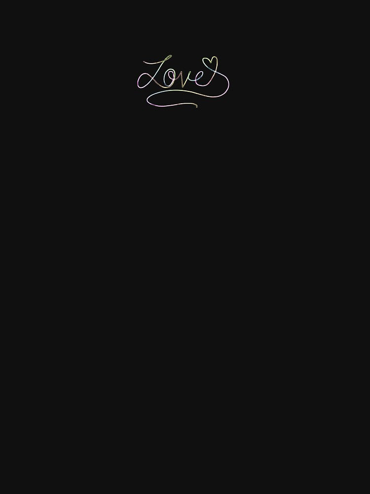 love cursive font rainbow by tangychoco shop T-Shirts, Hoodie, Sweatshirt | BlankRebels.com (Image 3)