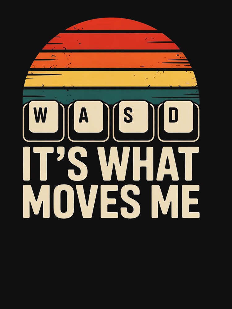 WASD Gamer Life – Retro PC Gaming Keyboard Design by Bestdesignis13 T-Shirts, Hoodie, Sweatshirt | BlankRebels.com (Image 3)