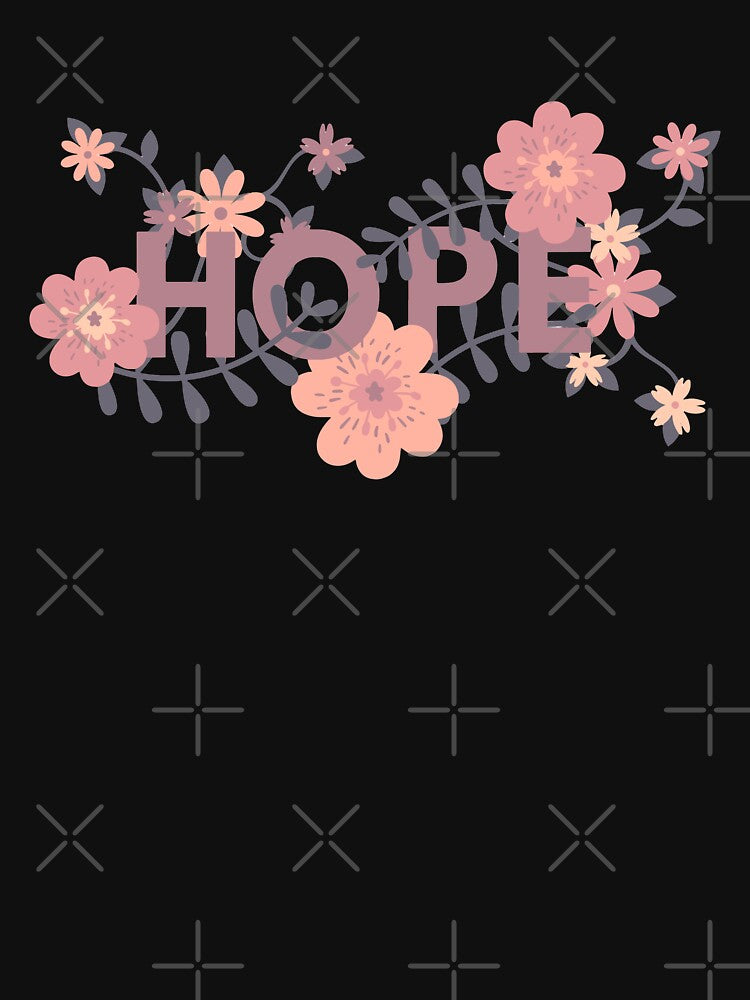 Hope Intertwined with Florals by Orchyd T-Shirts, Hoodie, Sweatshirt | BlankRebels.com (Image 3)