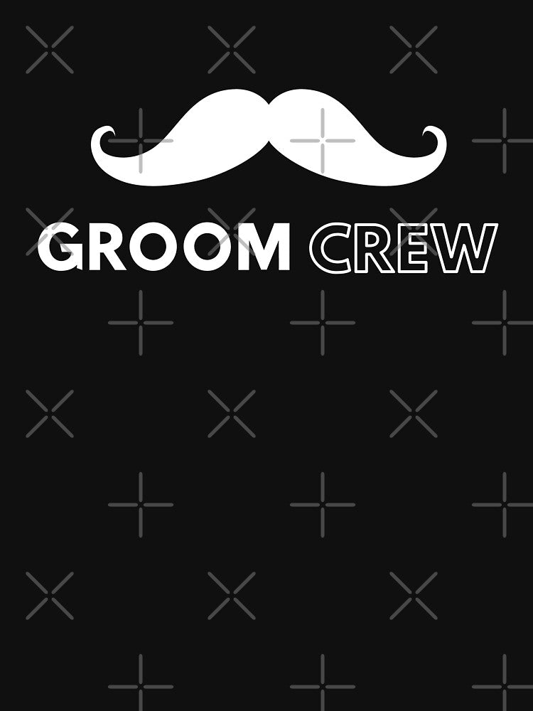 Groom Crew (Moustache) by WholesumArt T-Shirts, Hoodie, Sweatshirt | BlankRebels.com (Image 3)