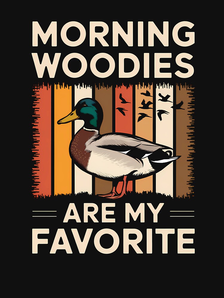 Vintage Hunting shirt Morning Woodies Are My Favorite by SlocifieShop Hoodie, Sweatshirt | BlankRebels.com (Image 3)
