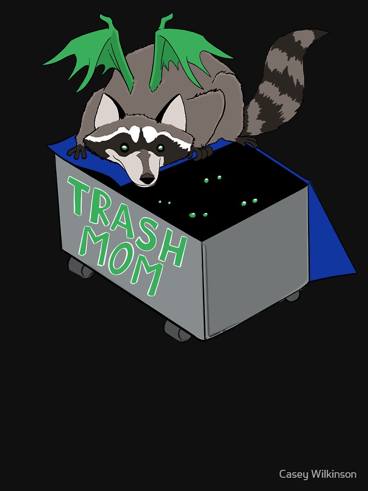 Trash Mom Raccoon by Casey Wilkinson T-Shirts, Hoodie, Sweatshirt | BlankRebels.com (Image 3)