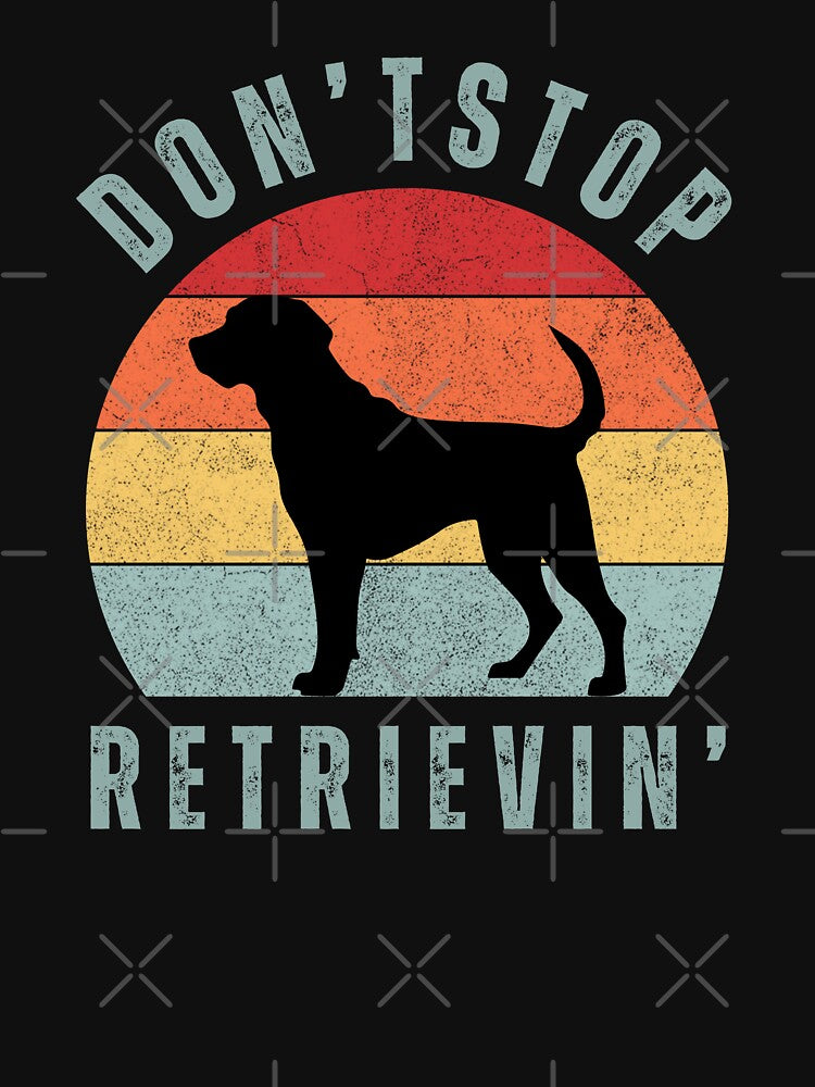 Don't Stop Retrievin' labrador retriever Retro Sunset Vintage Dog Lover Cute Pet Gift by darunwan T-Shirts,... (Image 3)