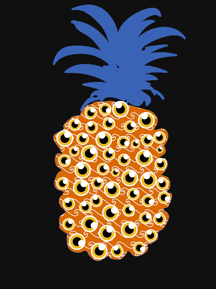 cool alien pineapple with eyes for summer by Pikkalo T-Shirts, Hoodie, Sweatshirt | BlankRebels.com (Image 3)