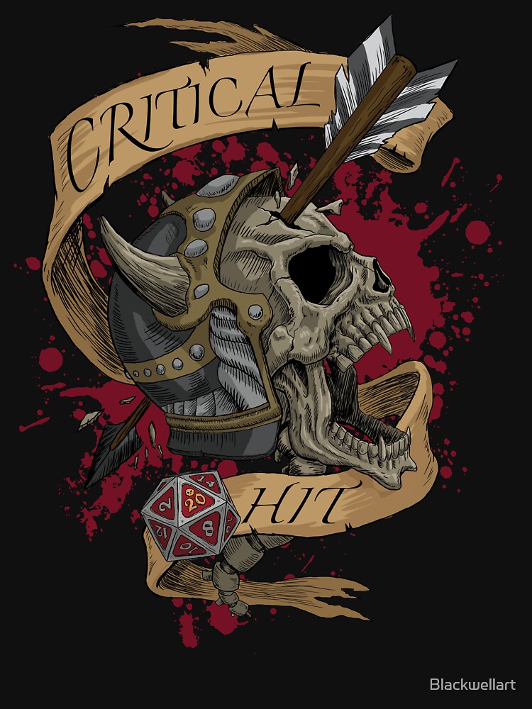 Critical Hit by Blackwellart T-Shirts, Hoodie, Sweatshirt | BlankRebels.com (Image 3)