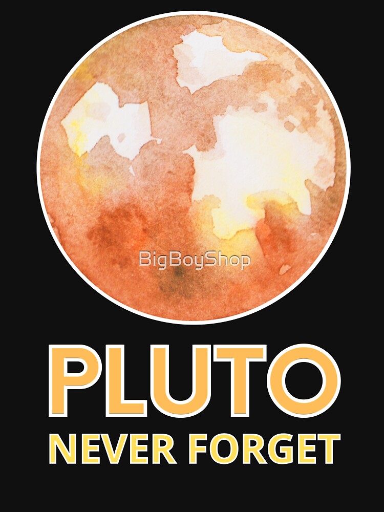 Pluto, Never Forget by BigBoyShop T-Shirts, Hoodie, Sweatshirt | BlankRebels.com (Image 3)