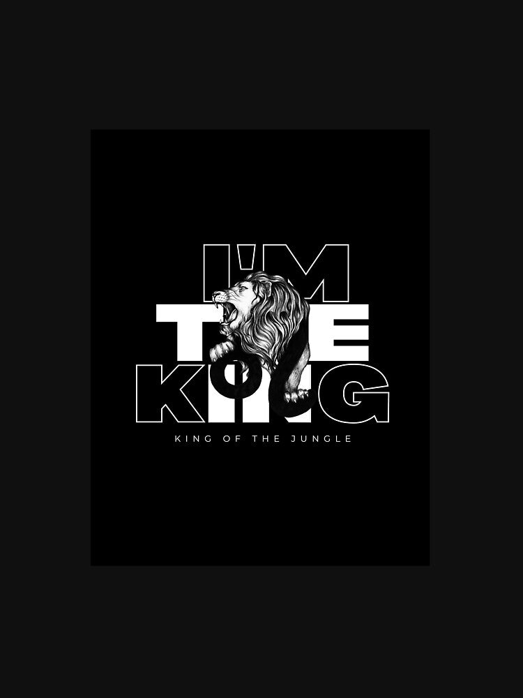 Roaring Majesty: The King Lion Design by G-mAk Creations T-Shirts, Hoodie, Sweatshirt | BlankRebels.com (Image 3)