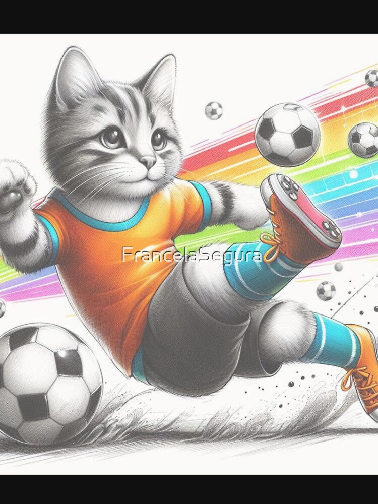 Footballer Cat by FrancelaSegura