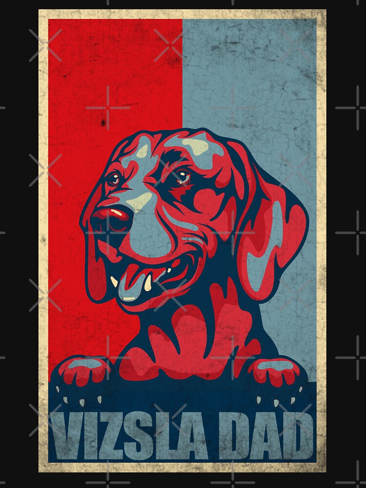 Vintage Vizsla Dad by Africanob T-Shirts, Hoodie, Sweatshirt | BlankRebels.com (Image 3)