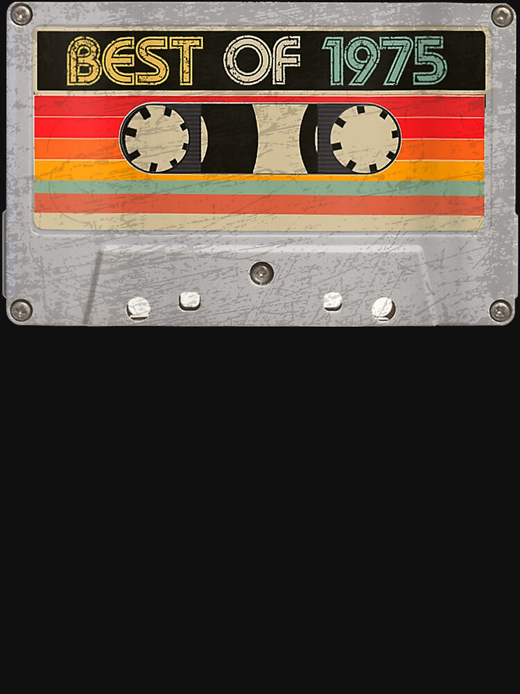 Womens Best Of 1975 45Th S Cassette Tape Vintage V-Neck by LcRushop T-Shirts, Hoodie, Sweatshirt | BlankRebels.com (Image 3)