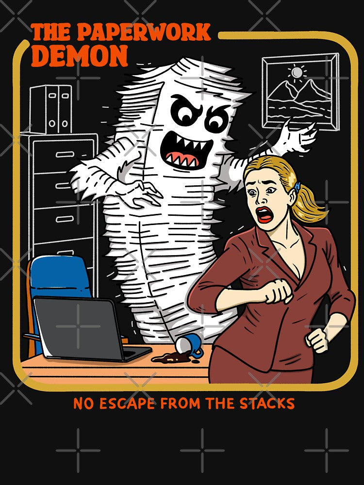 The Paperwork Demon by Kimprut T-Shirts, Hoodie, Sweatshirt | BlankRebels.com (Image 3)