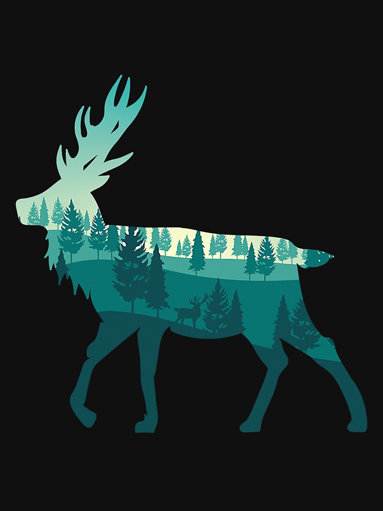 Nature Wildlife Deer Animal Lover by BundlerVq T-Shirts, Hoodie, Sweatshirt | BlankRebels.com (Image 3)