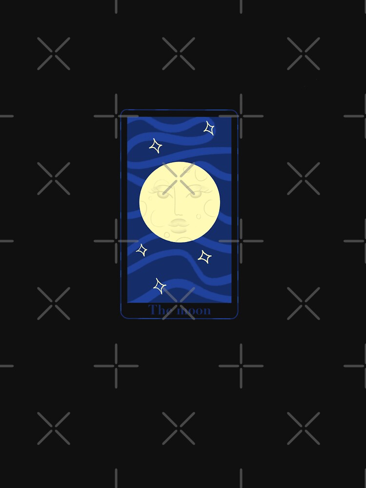 The moon tarot card by Haya S T-Shirts, Hoodie, Sweatshirt | BlankRebels.com (Image 3)