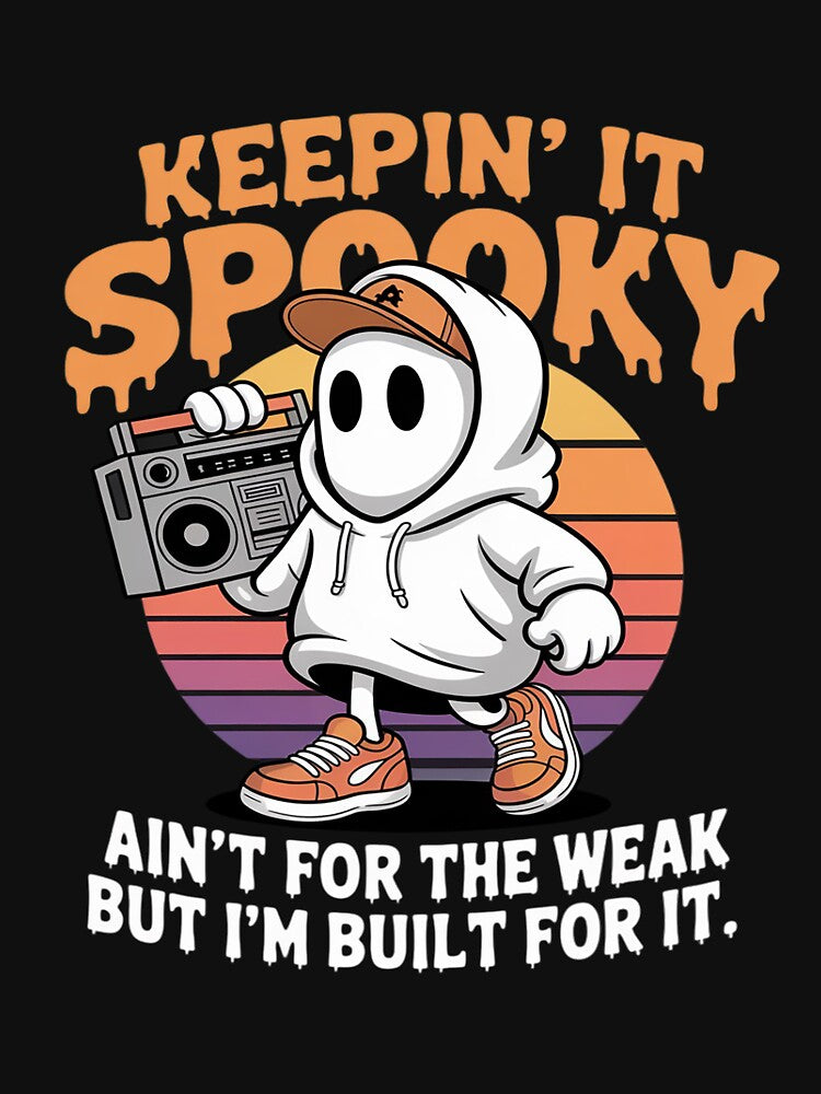 Keepin’ It Spooky Ain’t for The Weak Vintag Halloween by Libbysharts T-Shirts, Hoodie, Sweatshirt | BlankRebels.com (Image 3)