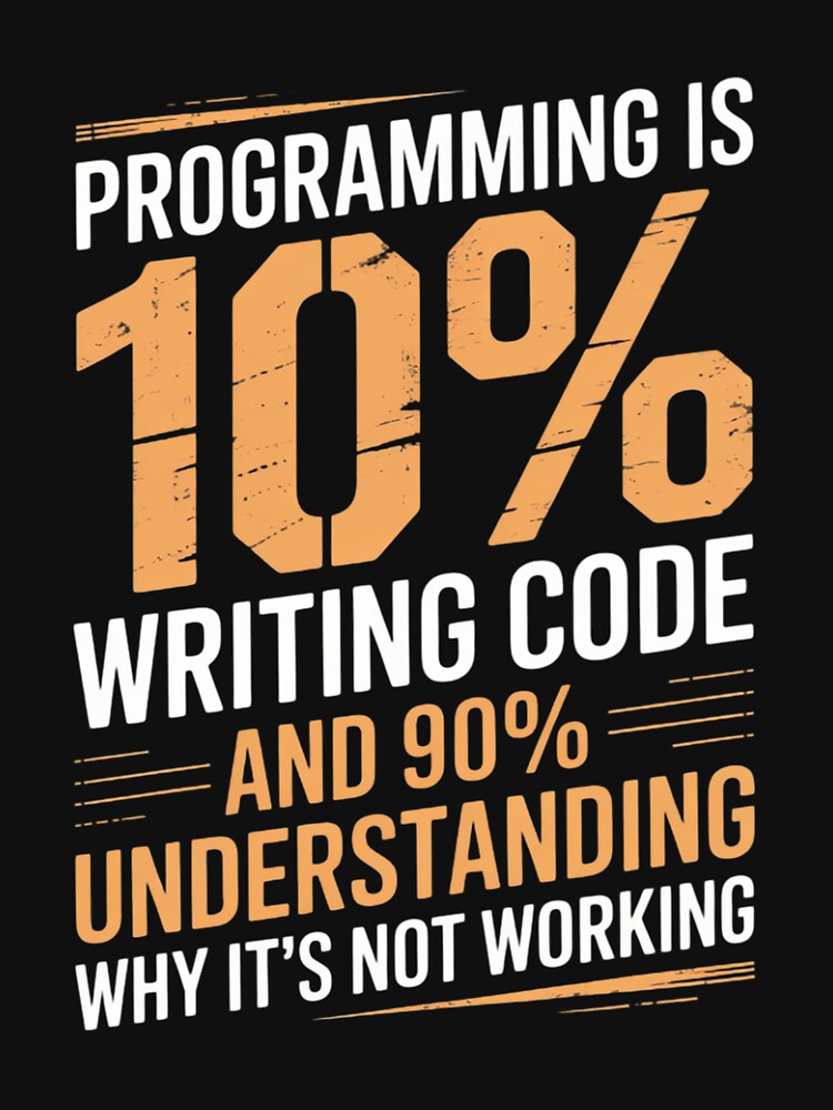 Programming 10 Percent Writing Code IT Programmer Men Women by sonlylya T-Shirts, Hoodie, Sweatshirt (Image 3)