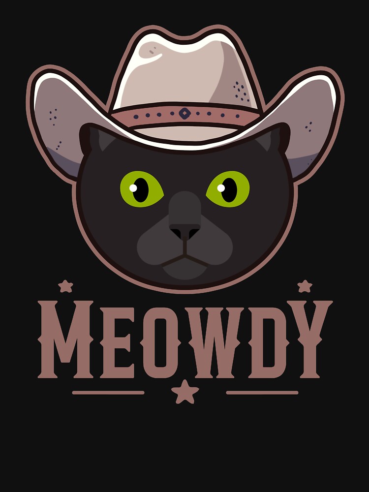 Bombay Cat Meowdy by Clara Hollins T-Shirts, Hoodie, Sweatshirt | BlankRebels.com (Image 3)