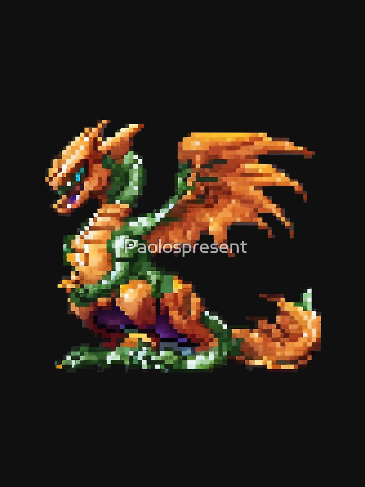 Dragon Realms: Pixel Quest Unleashed by Paolospresent T-Shirts, Hoodie, Sweatshirt | BlankRebels.com (Image 3)