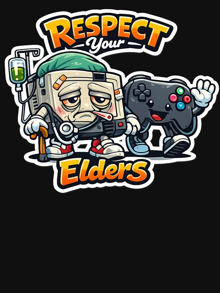 Respect Your Elders Gaming Tee by Kuki-shop