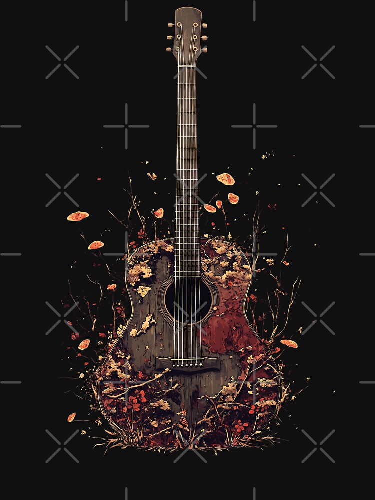 Cordyceps Guitar by TV Junkie Shop T-Shirts, Hoodie, Sweatshirt | BlankRebels.com (Image 3)
