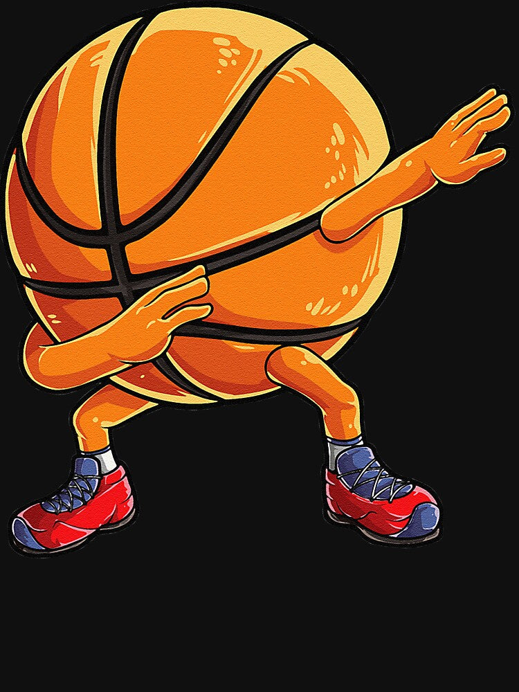 Dabbing Basketball Ball Funny Sports Player Dab by roseleebean T-Shirts, Hoodie, Sweatshirt | BlankRebels.com (Image 3)