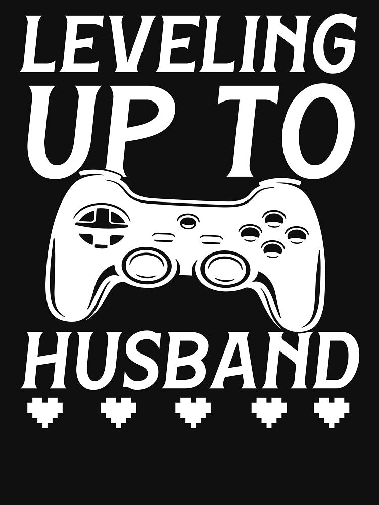 Funny Gamer - Leveling Up To Husband by SunsetGloww T-Shirts, Hoodie, Sweatshirt | BlankRebels.com (Image 3)