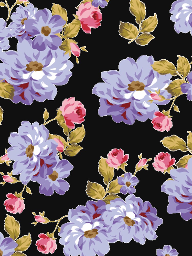 FLORAL DESIGNS PURPLE by Rahke T-Shirts, Hoodie, Sweatshirt | BlankRebels.com (Image 3)