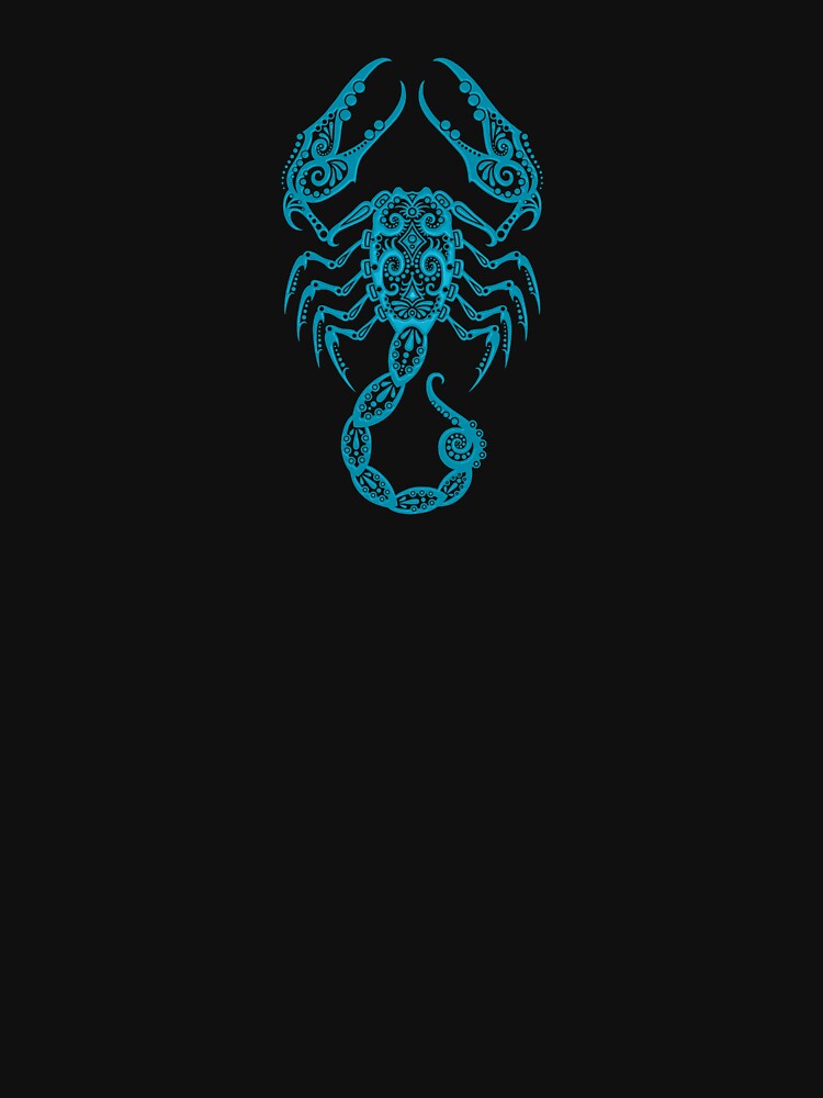 Blue Scorpio Zodiac Sign in the Stars by JeffBartels T-Shirts, Hoodie, Sweatshirt | BlankRebels.com (Image 3)
