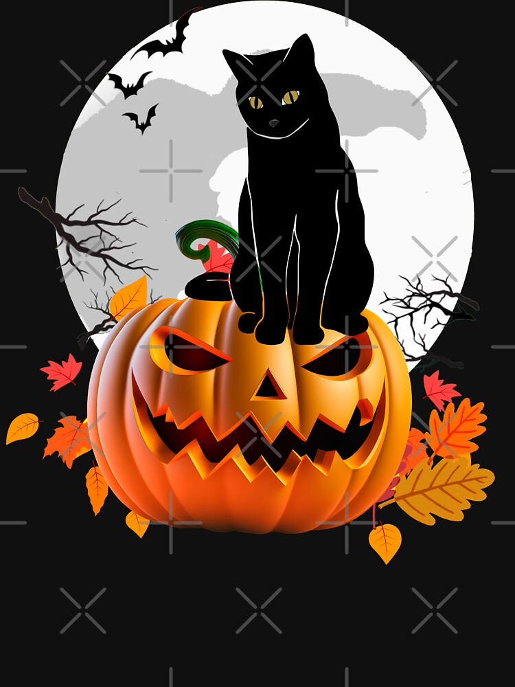 Love black cats and punkins,last minute halloween gift by erozzz T-Shirts, Hoodie, Sweatshirt | BlankRebels.com (Image 3)