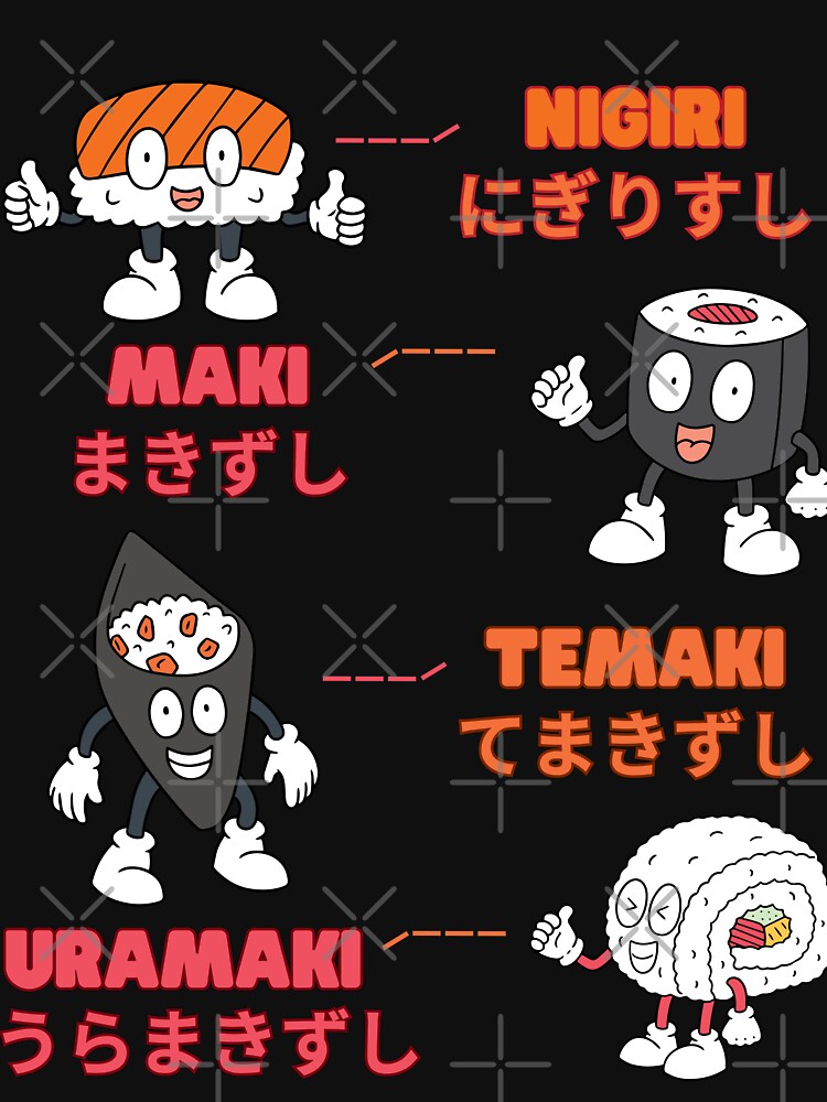 Types of sushi by MorningTeeNmore T-Shirts, Hoodie, Sweatshirt | BlankRebels.com (Image 3)