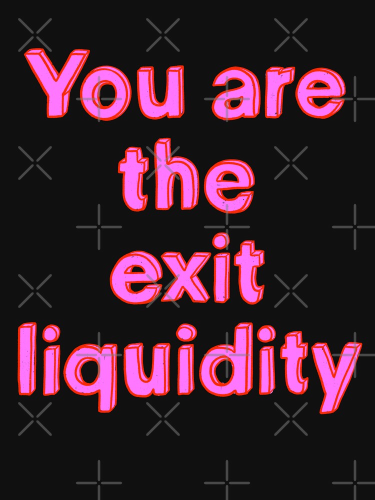 You Are The Exit Liquidity by IHateDumplings T-Shirts, Hoodie, Sweatshirt | BlankRebels.com (Image 3)