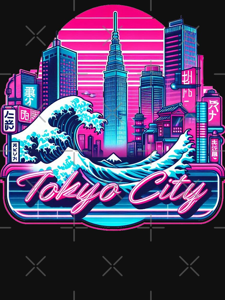 Tokyo Japanese Vaporwave by devonclemon T-Shirts, Hoodie, Sweatshirt | BlankRebels.com (Image 3)