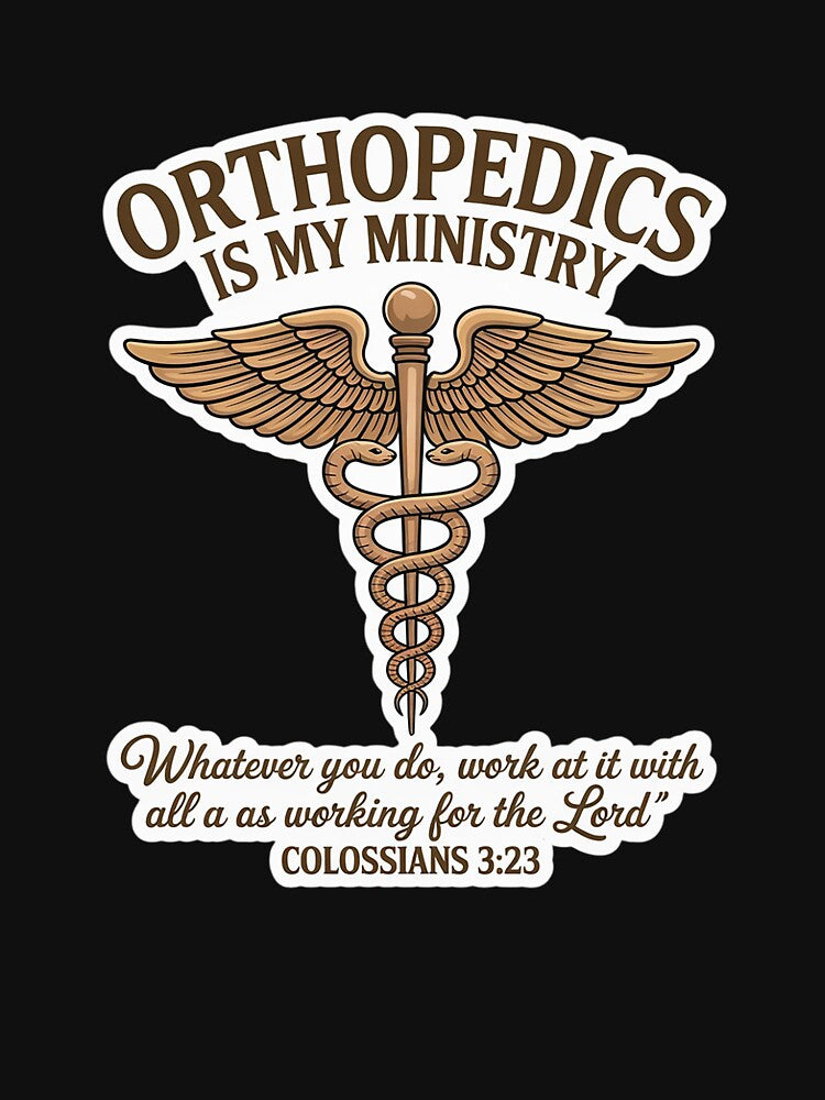Christian Orthopedist Doctor Orthopedics Is My Ministry MD T-Shirts, Hoodie, Sweatshirt