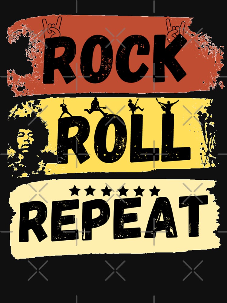 Rocknroll : Rock Roll Repeat T-Shirts, Hoodie, Sweatshirt