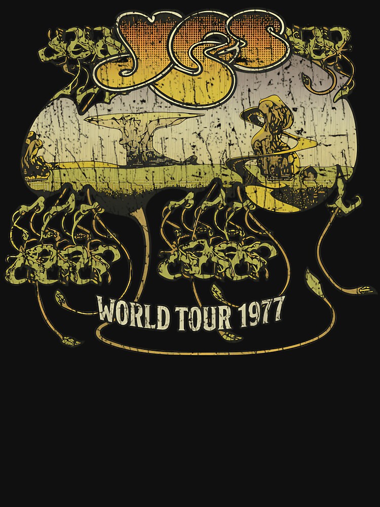 Yes World Tour 1977 by Comentalaluza T-Shirts, Hoodie, Sweatshirt | BlankRebels.com (Image 3)