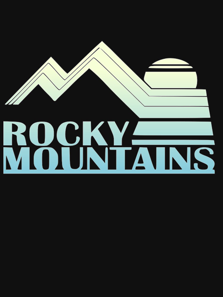 Rocky Mountains Vintage Natrional Park Tee Tshirt by Clavitaps Hoodie, Sweatshirt | BlankRebels.com (Image 3)